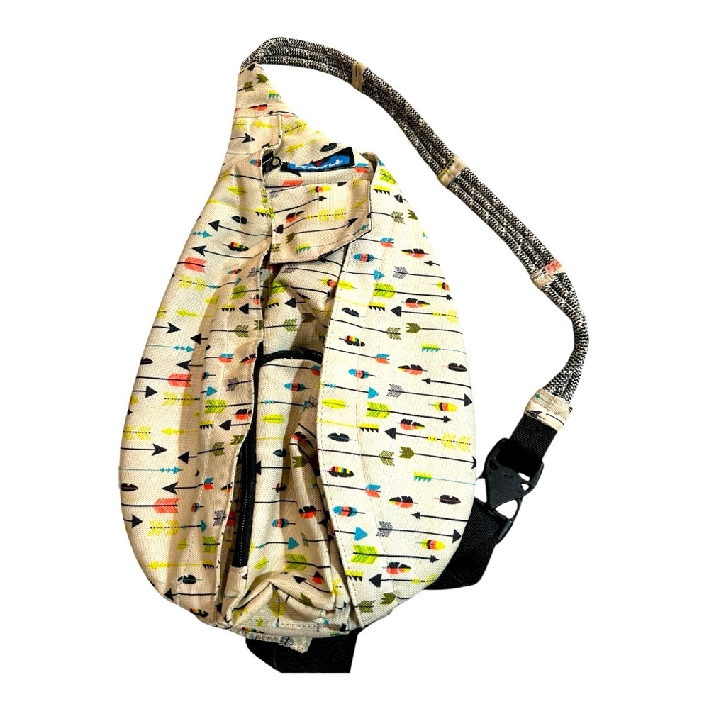 KAVU Rope Sling Arrow Dynamic BAG MESSENGER CROSSBODY Limited  Lg